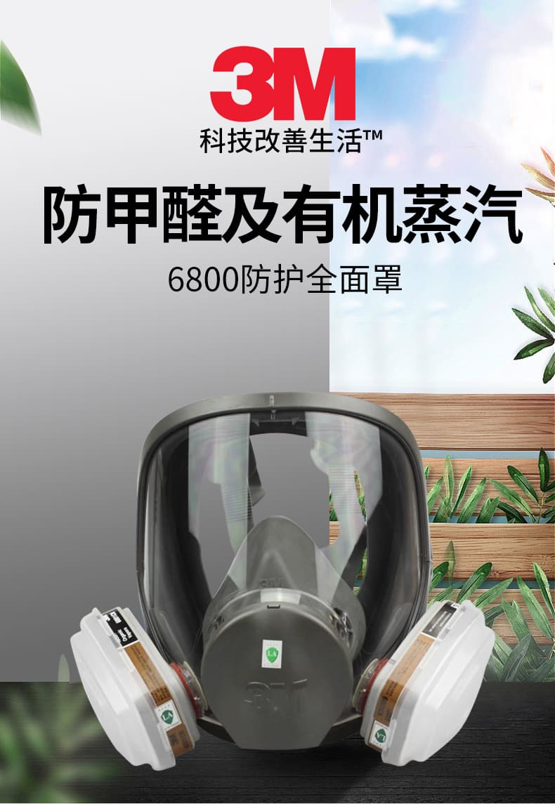 3M 6800 全面罩 (中号)